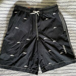 NWT Gap kids navy blue swim short size L(10)